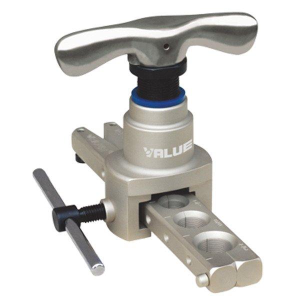 Value TF-VFT808MI Exzenter-Bördelgerät im Koffer, 45°, Zoll bis 3/4" + 6–19 mm