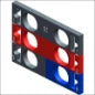 SIEMENS 6ES71936BP200DC0 Veldbus, dec. periferie - montageframe 20 mm