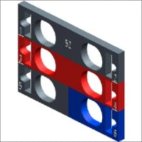 SIEMENS 6ES71936BP200DC0 Veldbus, dec. periferie - montageframe 20 mm