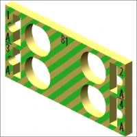 SIEMENS 6ES71936BP200BB0 Veldbus, dec. periferie - montageframe 20 mm