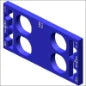 SIEMENS 6ES71936BP200BB0 Veldbus, dec. periferie - montageframe 20 mm