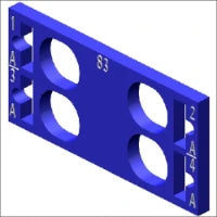 SIEMENS 6ES71936BP200BB0 Veldbus, dec. periferie - montageframe 20 mm