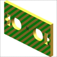 SIEMENS 6ES71936BP200DC0 Veldbus, dec. periferie - montageframe 20 mm