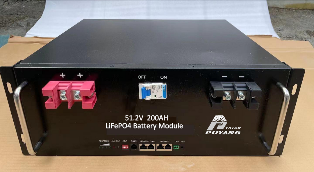 Shenzhen Puyang Solar Co., Ltd. - Speicher - 48V 200AH LiFePO4 Battery PY-LFP51,2-200 - Art. 19828