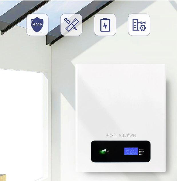 48V Wall Mounted Energy Storage Battery 48V 100Ah - Art. 31406