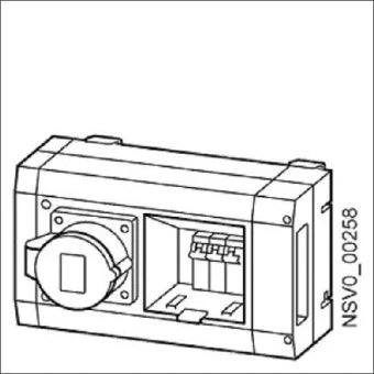 SIEMENS BVP:034280 Aftakkast railkoker 265 mm