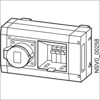 SIEMENS BVP:034282 Aftakkast railkoker 265 mm