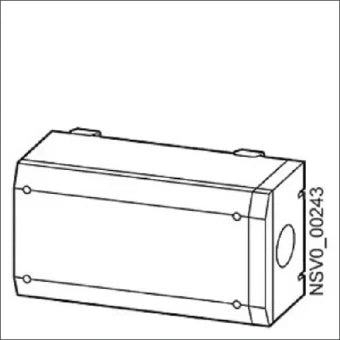 SIEMENS BVP:090165 Voedingskast railkoker 280 mm