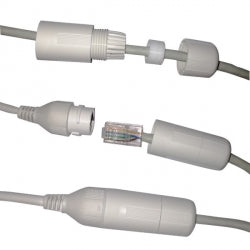 Dahua 96355 RJ-45-Wasserschutzkupplung für Überwachungskameras Zubehör
