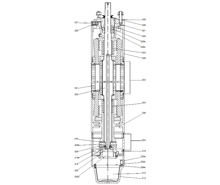 GRUNDFOS Unterwasserpumpe SP 215-2A Nr. 18A243A2