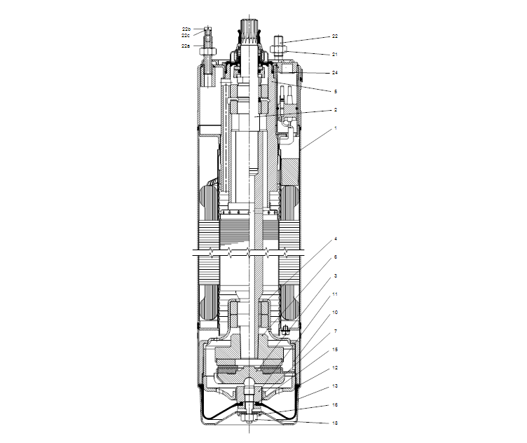 GRUNDFOS Unterwasserpumpe SP 2A-55 Nr. 09101K55