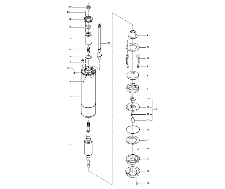 GRUNDFOS Unterwasserpumpe SP 30-8 Nr. 13A16908