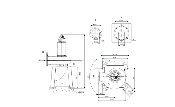 GRUNDFOS Tauchmotorpumpe SE2.125.300.130.6.52E.N.51D.A Nr. 99776997