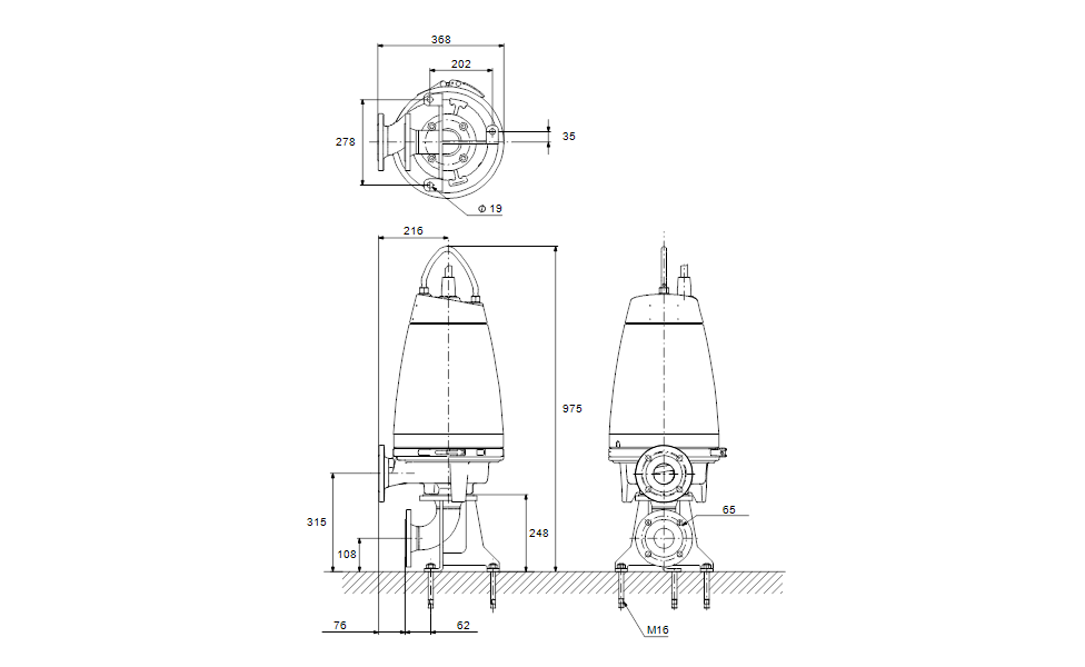 GRUNDFOS Tauchmotorpumpe SE1.50.65.30.2.50D.B Nr. 96047517