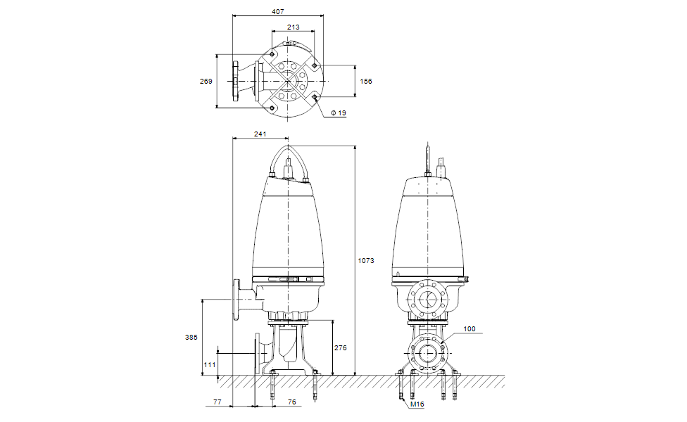 GRUNDFOS Tauchmotorpumpe SEV.80.100.22.4.50D Nr. 96780680