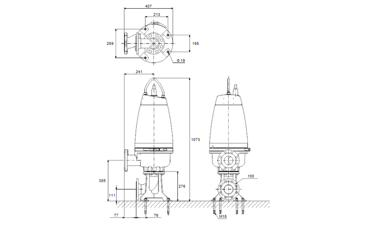 GRUNDFOS Tauchmotorpumpe SEV.80.100.22.4.50D Nr. 96780680