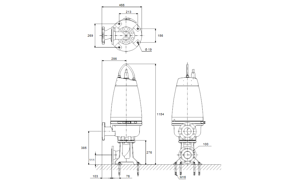 GRUNDFOS Tauchmotorpumpe SEV.80.100.40.4.51D Nr. 96780682