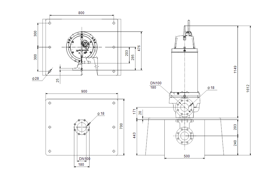 GRUNDFOS Tauchmotorpumpe SE1.75.100.185.2.52S.N.51D.A Nr. 99775901