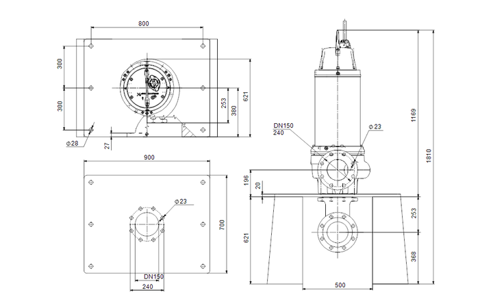 GRUNDFOS Tauchmotorpumpe SE1.95.150.200.4.52H.N.51D.A Nr. 99776368