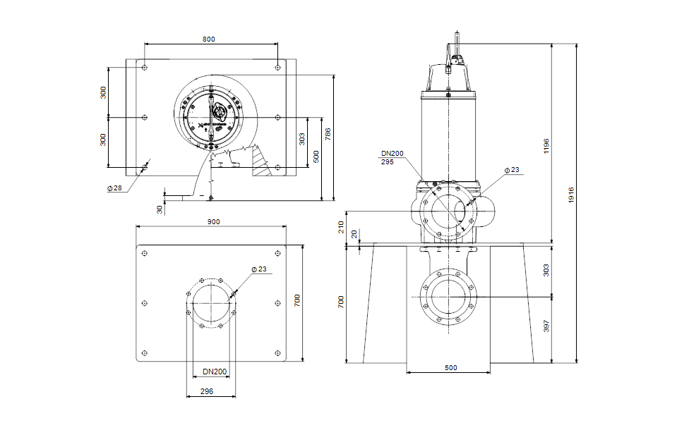 GRUNDFOS Tauchmotorpumpe SE1.110.200.185.4.52M.N.51D.A Nr. 99776575