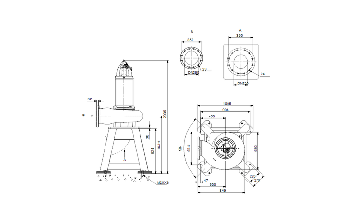 GRUNDFOS Tauchmotorpumpe SE2.110.250.130.4.52L.N.51D.A Nr. 99776702