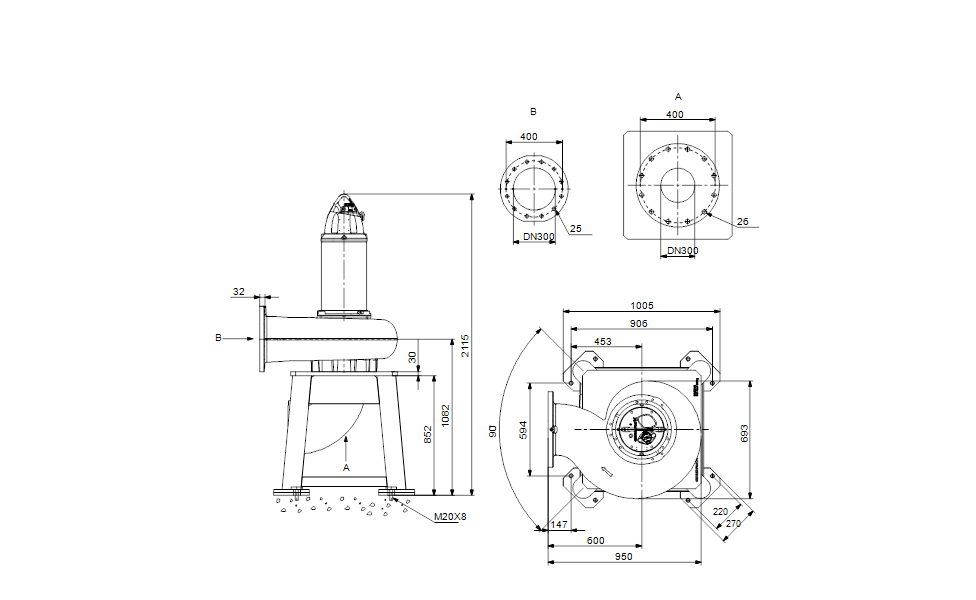 GRUNDFOS Tauchmotorpumpe SE2.125.300.110.6.52E.N.51D.A Nr. 99776962