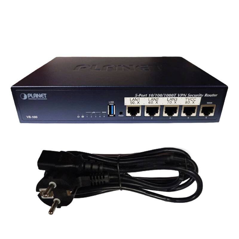 4power VR-100PRE Firewall vorkonfiguriert mit 4 LAN-Ports