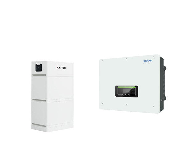Solarics_AXITEC + SOFAR Solarspeicher AXISTORAGE LI SV2 6.7 + HYD 10KTL-3PH HYBRID-WR HV-SPEICHERSYSTEM, 6,7 KWH NUTZBAR, 3-PHASIG