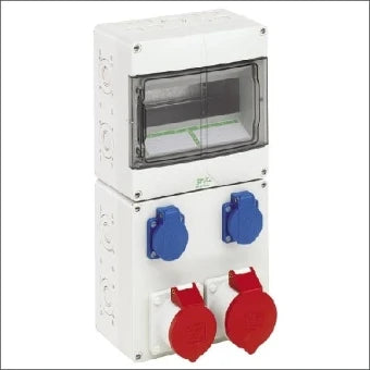 SPELSBERG 72932201 CEE-contactdoos combinatie (IEC 60309) 400 mm