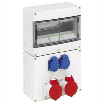 SPELSBERG 73122201 CEE-contactdoos combinatie (IEC 60309) 400 mm