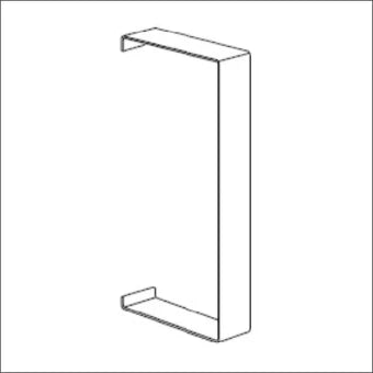 STAGO 5595383 Afdekstrip wandgoot