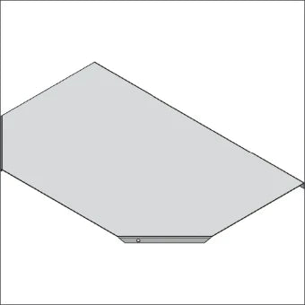 STAGO CSU30152002 Deksel T-Stueck Kabeltragsystem 200 mm