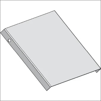 STAGO CSU302310124 Deksel Bogen/Eckstueck Kabeltragsystem 100 mm