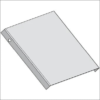 STAGO CSU30234002 Deksel Bogen/Eckstueck Kabeltragsystem 400 mm