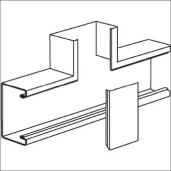STAGO INS5551602 T-Stueck wandgoot 400 mm