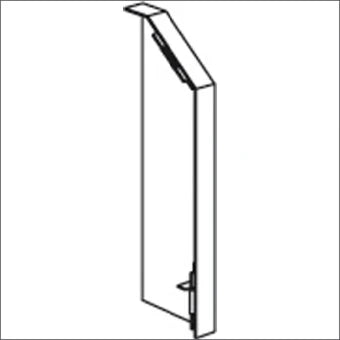 STAGO INS5554803 Eindschot wandgoot/zuil 52 mm