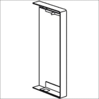 STAGO INS5555803 Eindschot wandgoot/zuil 72 mm