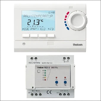 THEBEN 8339502 Ruimteklokthermostaat 140 mm