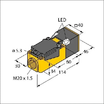 TURCK 1540600 Inductieve naderingsschakelaar