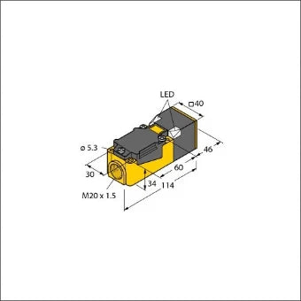 TURCK 15691 NI20-CP40-VP4X2 Inductieve naderingsschakelaar