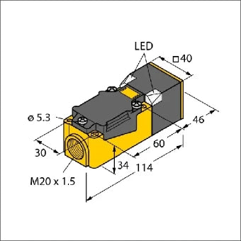 TURCK 15694 Inductieve naderingsschakelaar