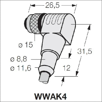 8024740 8024740 ESCHA FB-WWAK4-2/P00 Sensor/actorkabel met connector