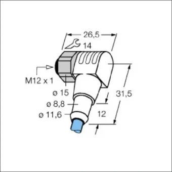 8033667 8033667 ESCHA FB-WWAK4-5/S2300 Sensor/actorkabel met connector