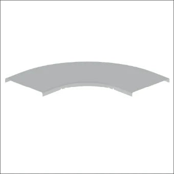 UNEX 66211 Deksel Bogen/Eckstueck Kabeltragsystem 200 mm
