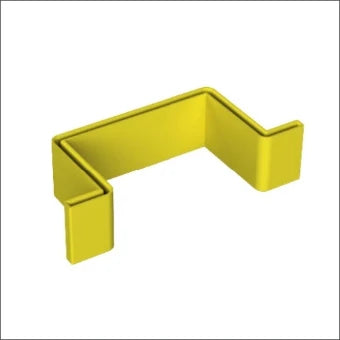 UNEX 66903 Beschermkap/Abdeckung montagerail/-profiel 123 mm
