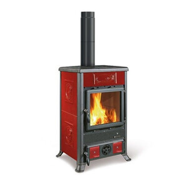Holzofen Rossella R1 5,0 9 kW Keramik CREME/Bordeaux