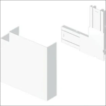 UNEX 93231-2 Bogen/Eckstueck Kabelrinne