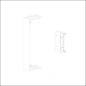 UNEX 93032-2 Wandgoot 130 mm