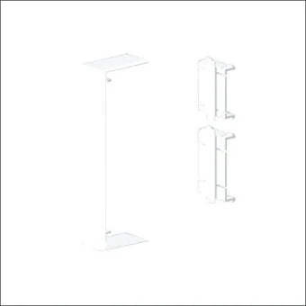 UNEX 93536-2 Afdekstrip wandgoot