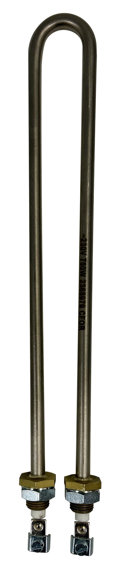Escoclima U-Rohr-Heizelement für Luft U-002 mit Messingverschraubungen 750 W Länge 260 mm EC08202